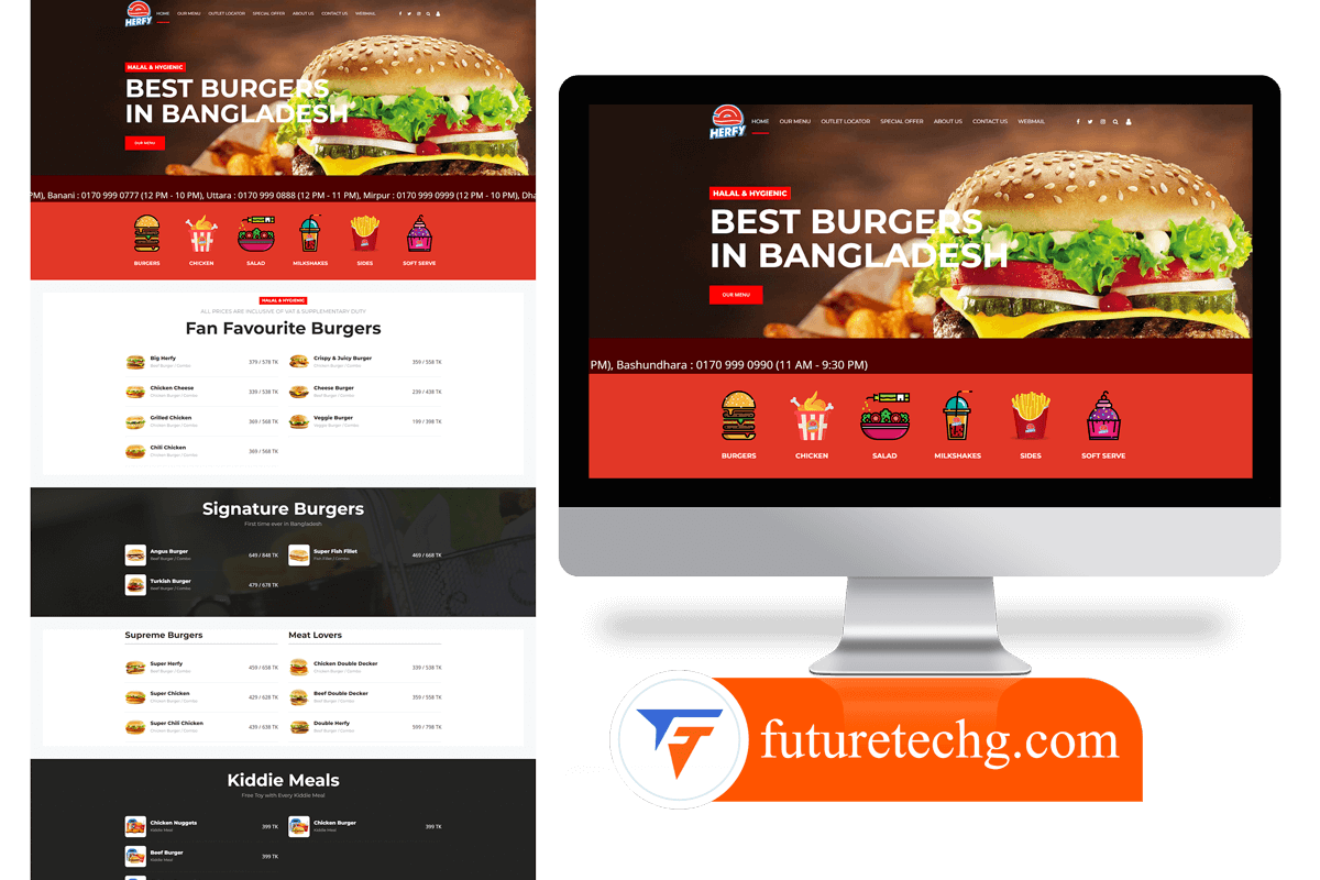 herfybd website portfolio