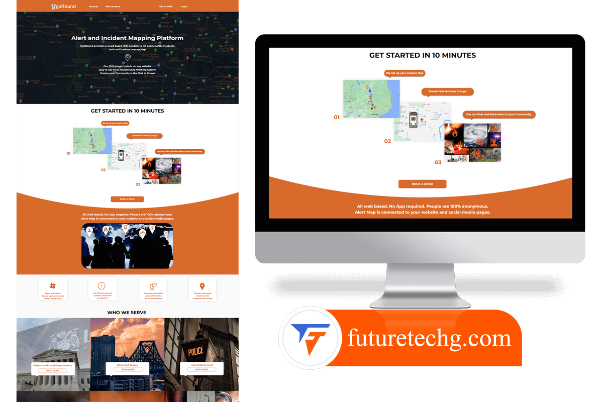 Ugoround website portfolio